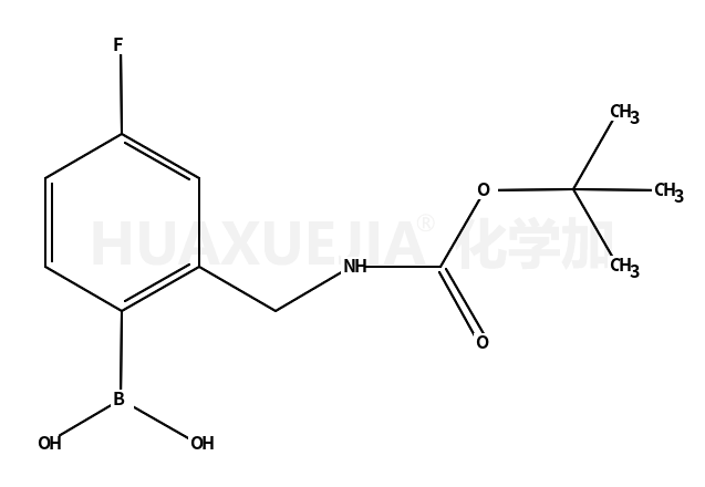 2-(N-Boc-aminomethyl)-4-fluorophenylboronic acid