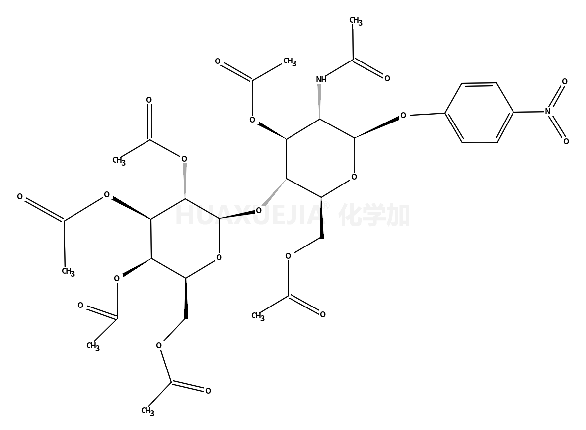 4-硝基苯基-2-乙酰氨基-4-O-(2,3,4,6-四-O-乙?；?β-D-吡喃半乳糖苷)-3，6-二-乙?；?2-脫氧-β-D-葡萄糖糖苷