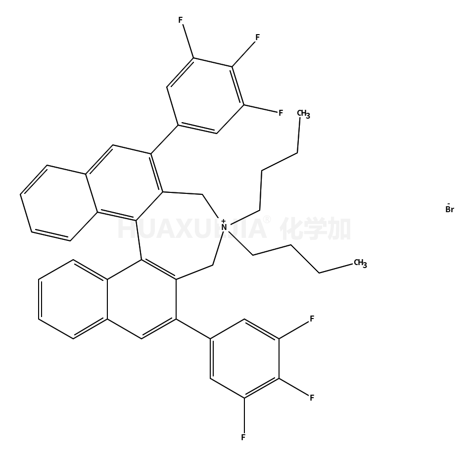 (11bS)-(+)-4,4-二丁基-4,5-二氢-2,6-双(3,4,5-三氟苯基)-3H-二萘[2,1-c:1′,2′-e]氮杂卓溴化物