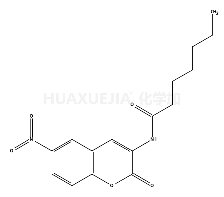 N-(6-硝基-2-氧代-2H-色烯-3-基)庚酰胺