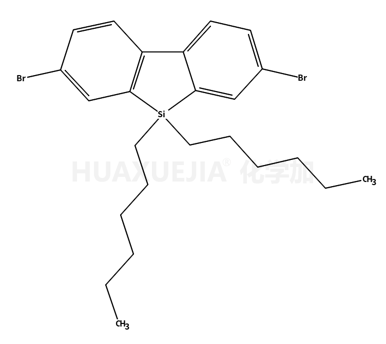 2,7-二溴-9,9’-二己基-9H-9-二苯并硅杂环戊二烯