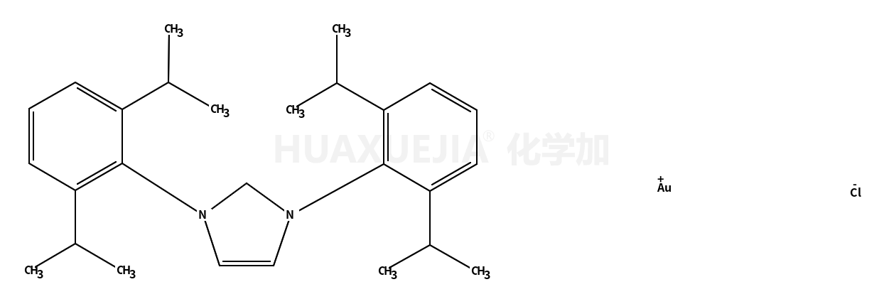 1,3-双(2,6-二异丙基苯基咪唑-2-亚基)金(I)酰氯