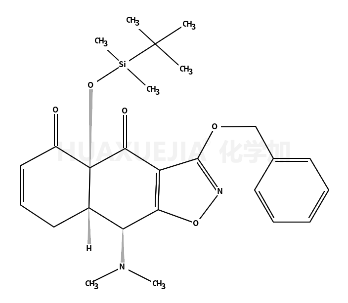 (4AS,8AS,9S)-9-(二甲基氨基)-4A-[[叔丁基二甲基硅烷基]氧基]-8A,9-二氢-3-(苯基甲氧基)-萘并[2,3-D]异恶唑-4,5(4AH,8H)-二酮
