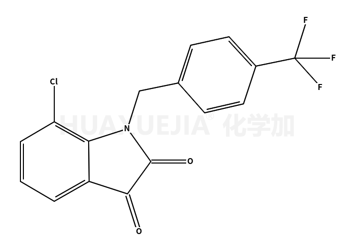 7-Chloro-1-[4-(trifluoromethyl)benzyl]-1H-indole-2,3-dione