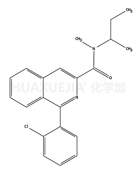 1-(2-氯苯基)-n-甲基-n-(1-甲基丙基)-3-异喹啉羧酰胺