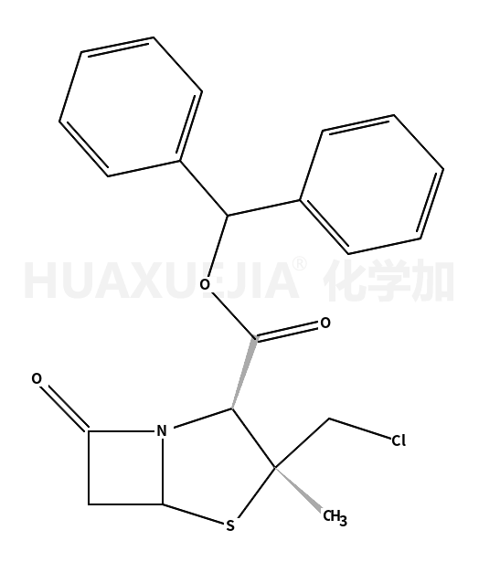 (2S,5R)-3α-Chloromethyl-3-methyl-7-oxo-4-thia-1-azabicyclo[3.2.0]heptane-2β-carboxylic acid benzhydryl ester