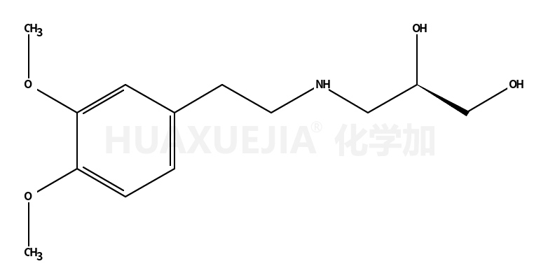 (S)-3-(3,4-dimethoxyphenethylamino)propane-1,2-diol