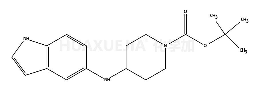 4-(1H-indol-5-ylamino)-piperidine-1-carboxylic acid tert-butyl ester