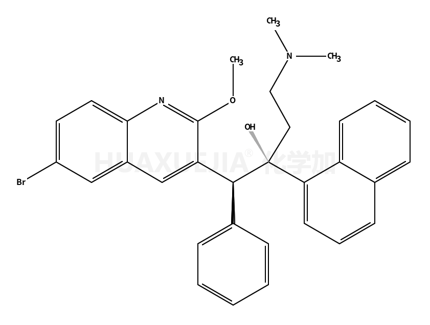 (αR,βR)-6-Bromo-α-[2-(dimethylamino)ethyl]-2-methoxy-α-1-naphthalenyl-β-phenyl-3-quinolineethanol