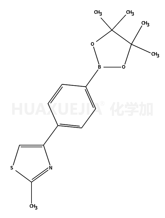 2-methyl-4-[4-(4,4,5,5-tetramethyl-1,3,2-dioxaborolan-2-yl)phenyl]-1,3-thiazole