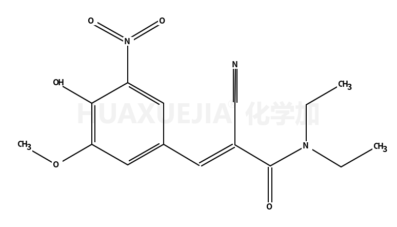 (E)-2-cyano-N,N-diethyl-3-(4-hydroxy-3-methoxy-5-nitrophenyl)prop-2-enamide