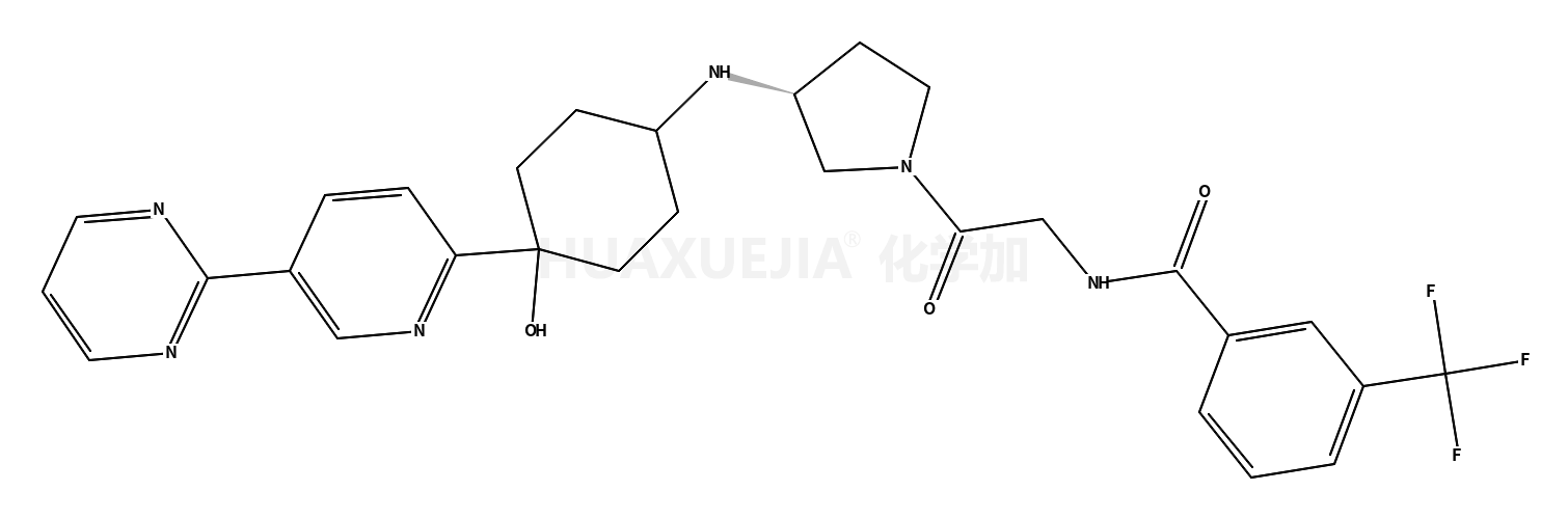 N-[2-[(3S)-3-[[4-羟基-4-[5-(嘧啶-2-基)吡啶-2-基]环己基]氨基]吡咯烷-1-基]-2-氧代乙基]-3-(三氟甲基)苯甲酰胺