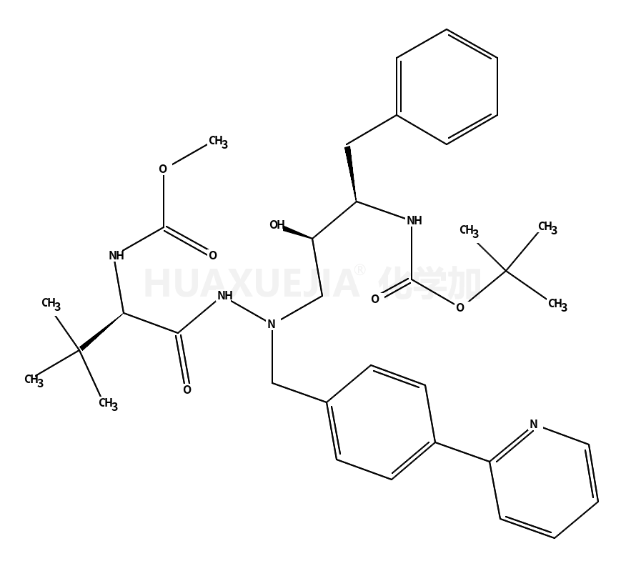 {(1S,2S)-1-benzyl-2-hydroxy-3-[N'-((S)-2-methoxycarbonylamino-3,3-dimethyl-butyryl)-N-(4-pyridin-2-yl-benzyl)-hydrazino]-propyl}-carbamic acid tert-butyl ester