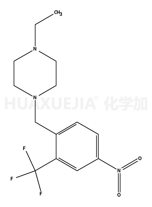 1-ethyl-4-(4-nitro-2-(trifluoromethyl)benzyl)piperazine