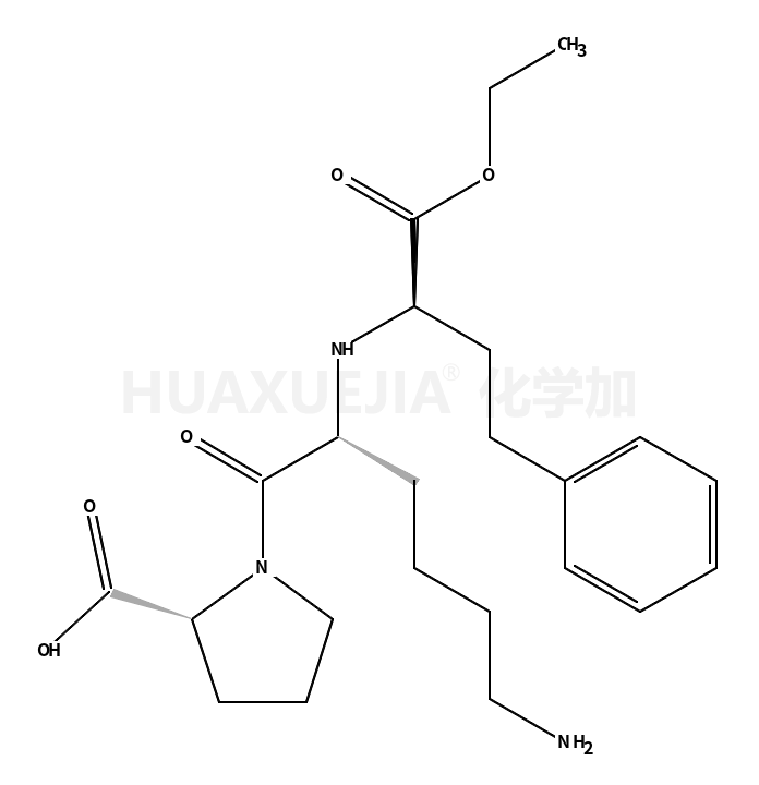 (2S)-1-[(2S)-6-amino-2-[[(2S)-1-ethoxy-1-oxo-4-phenylbutan-2-yl]amino]hexanoyl]pyrrolidine-2-carboxylic acid