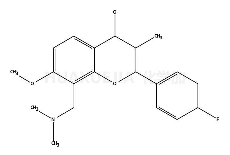 8-[(dimethylamino)methyl]-2-(4-fluorophenyl)-7-methoxy-3-methylchromen-4-one