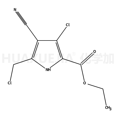 ethyl 3-chloro-5-(chloromethyl)-4-cyano-1H-pyrrole-2-carboxylate