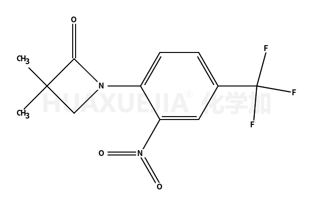 3,3-二甲基-1-(2-硝基-4-(三氟甲基)苯基)氮杂啶-2-酮