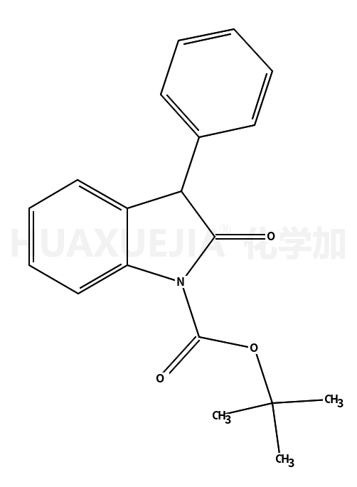 1H-​Indole-​1-​carboxylic acid, 2,​3-​dihydro-​2-​oxo-​3-​phenyl-​, 1,​1-​dimethylethyl ester