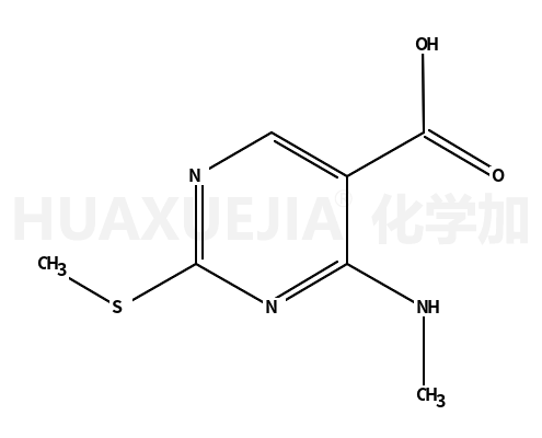 4-(甲基氨基)-2-(甲基硫代)-5-嘧啶羧酸