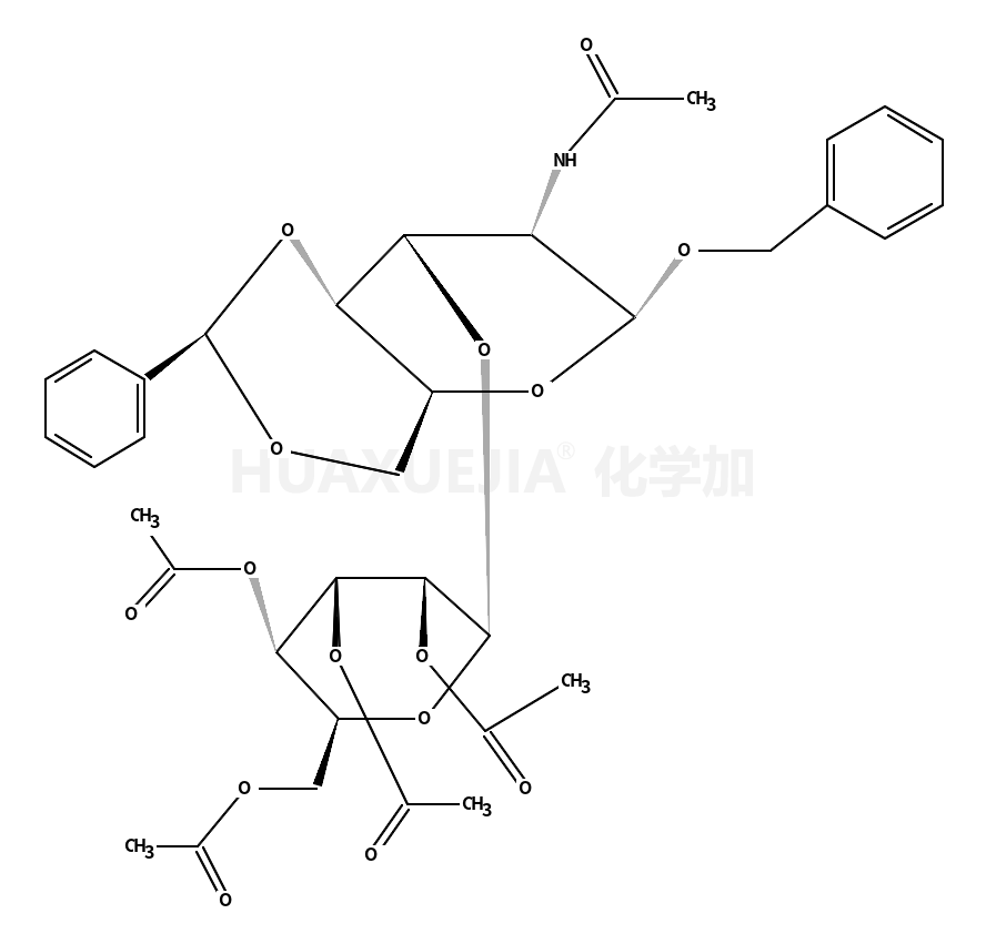Benzyl 2-Acetamido-2-deoxy-4,6-O-benzylidene-3-O-(2',3',4',6'-tetra- O-acetyl-β-D-galactopyranosyl)-α-D-galactopyranoside