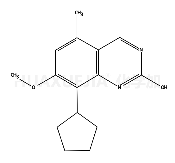 2(1H)​-​Quinazolinone, 8-​cyclopentyl-​7-​methoxy-​5-​methyl-