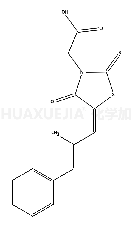 3-carboxymethyl-5-(2-methylcinnamylidene)rhodanine