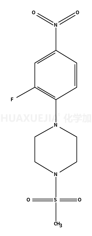 1-(2-fluoro-4-nitro-phenyl)-4-methanesulfonyl-piperazine