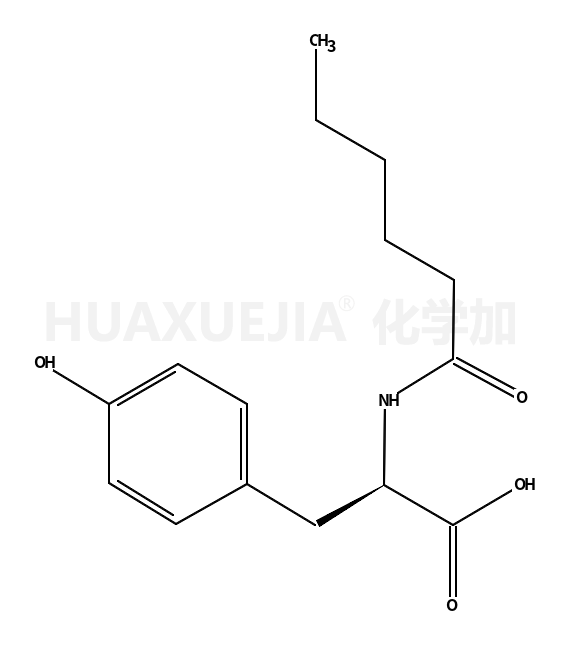 (S)-2-Hexanamido-3-(4-hydroxyphenyl)propanoic acid