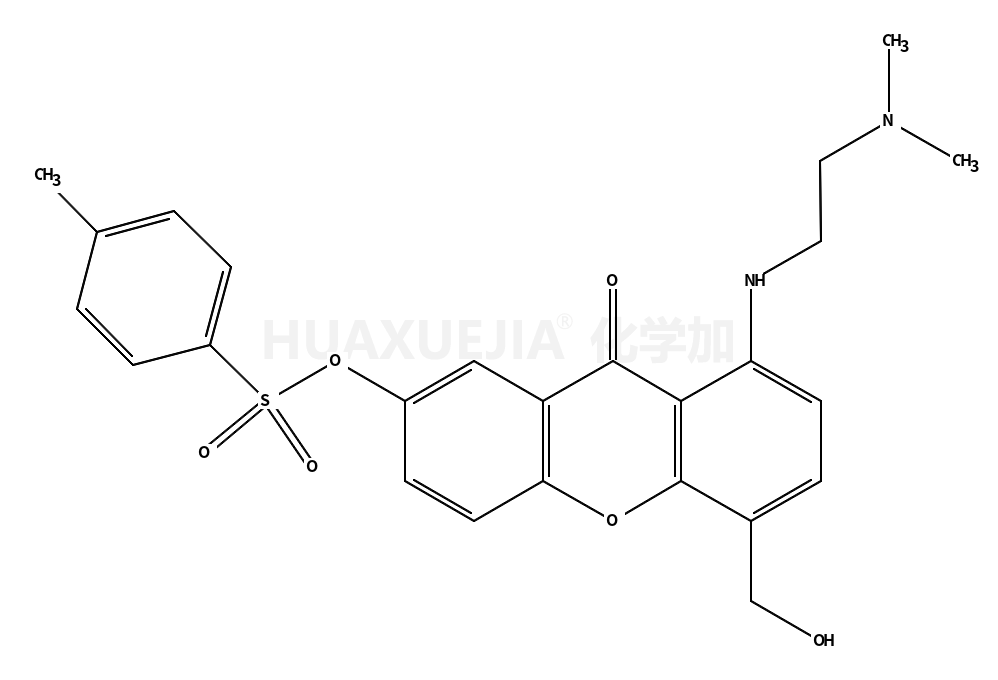 [8-[2-(dimethylamino)ethylamino]-5-(hydroxymethyl)-9-oxoxanthen-2-yl] 4-methylbenzenesulfonate