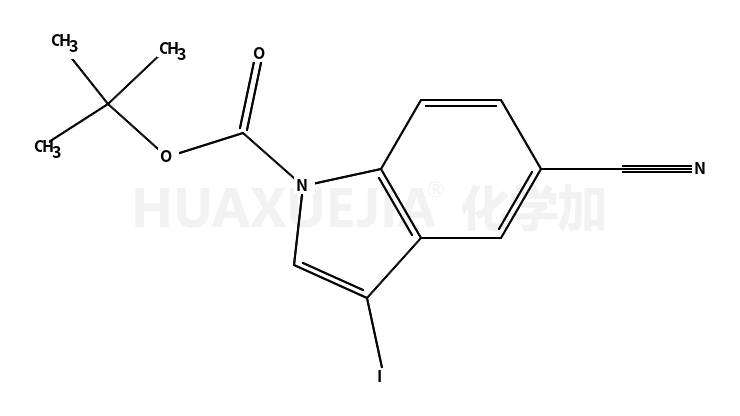 1-BOC-5-氰基-3-碘吲哚