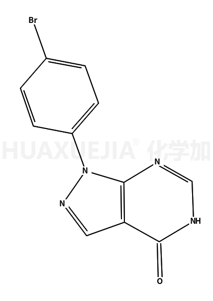 1-(4-溴-苯基)-1,5-二氢-吡唑并[3,4-d]嘧啶-4-酮