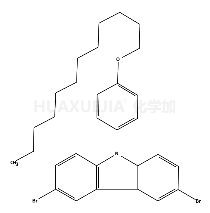 3,6-二溴-9-(4-十二烷氧基苯基)-9H-咔唑