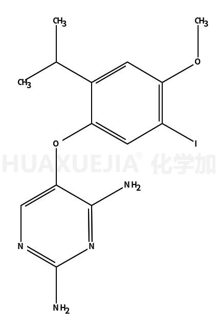 5-(5-碘-2-异丙基-4-甲氧基苯氧基)嘧啶-2,4-二胺