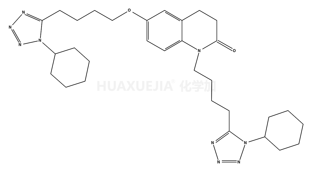 6-[4-(1-环己基-1H-四唑-5-基)丁氧基]-1-[4-(1-环己基-1H-四唑-5-基)丁基]-3,4-二氢-2(1H)-喹啉酮