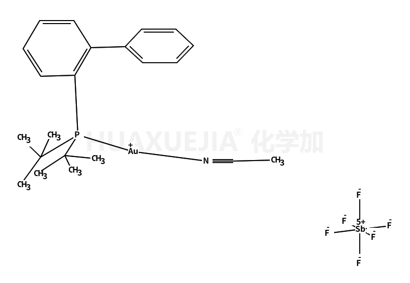 (乙腈)[(2-联苯)二叔丁基膦]六氟锑酸金(I)