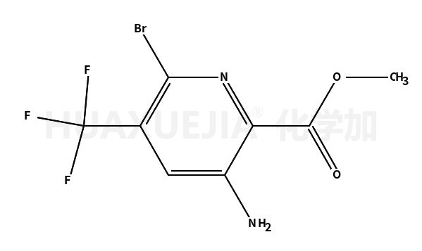 3-氨基-6-溴-5-三氟甲基-吡啶-2-羧酸甲酯