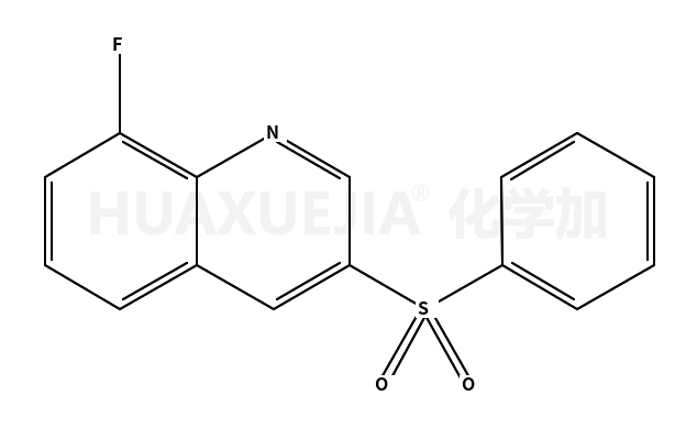 Quinoline, 8-​fluoro-​3-​(phenylsulfonyl)​-