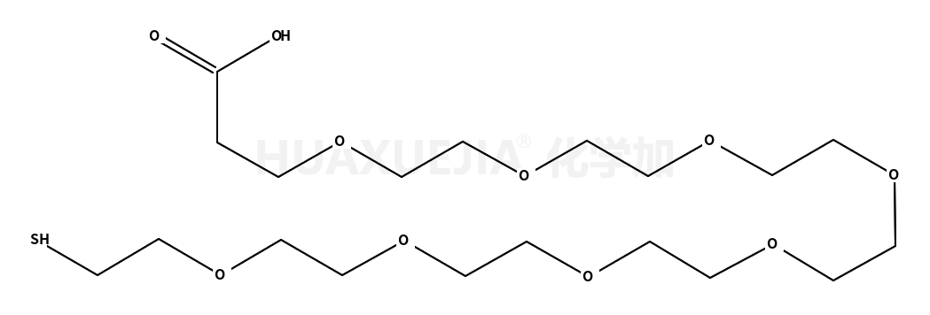 HS-PEG<sub>8</sub>-CH<sub>2</sub>CH<sub>2</sub>COOH