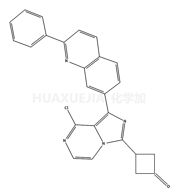 3-(8-氯-1-(2-苯基喹啉-7-基)咪唑并[1,5-a]吡嗪-3-基)环丁烷酮
