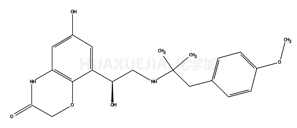 6-羟基-8-[(1R)-1-羟基-2-[[2-(4-甲氧基苯基)-1,1-二甲基乙基]氨基]乙基]-2H-1,4-苯并恶嗪-3(4H)-酮