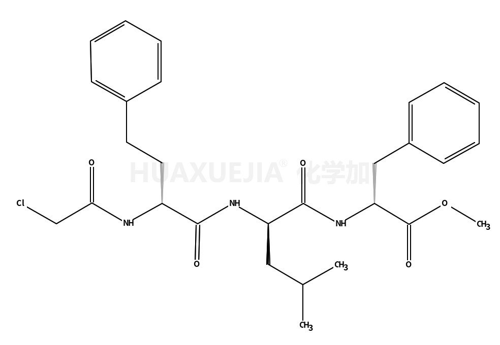 methyl ((S)-2-(2-chloroacetamido)-4-phenylbutanoyl)-L-leucyl-L-phenylalaninate