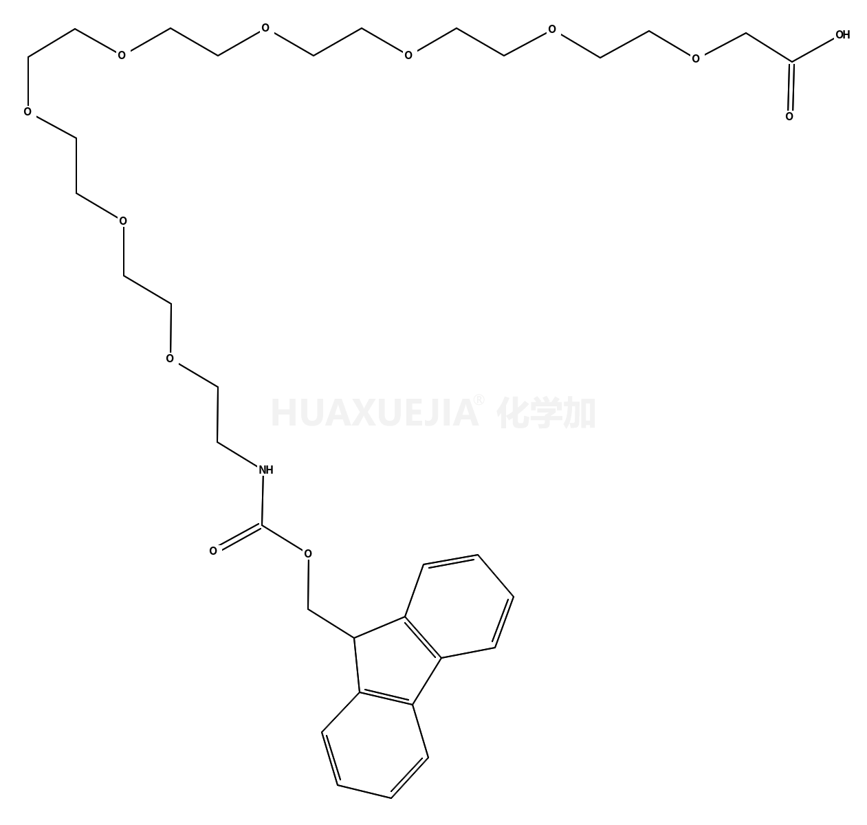 5,8,11,14,17,20,23,26-八氧杂-2-氮杂十八烷二酸 1-芴甲基酯