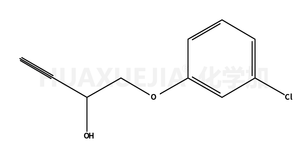 1-(3-氯苯氧基)-2-羥丁-3-炔