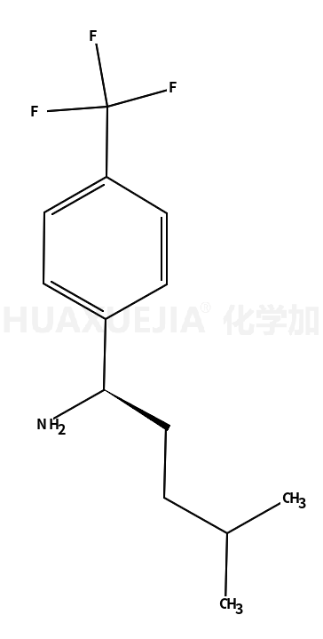 (1S)-4-methyl-1-[4-(trifluoromethyl)phenyl]pentan-1-amine