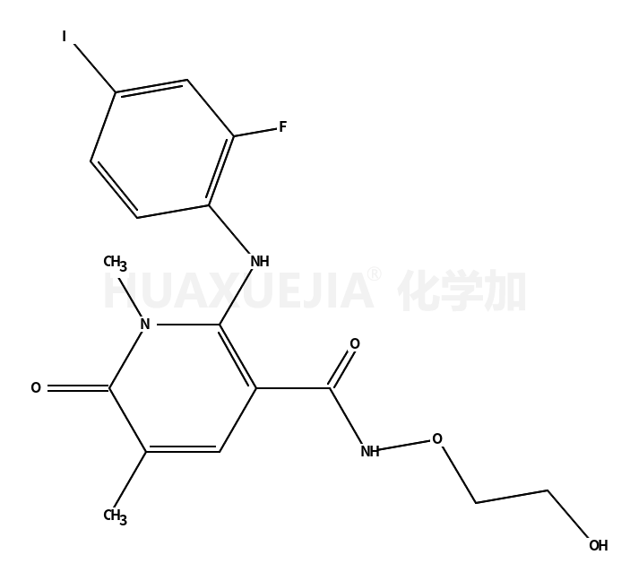 2-(2-氟-4-碘苯氨基)-N-(2-羟基乙氧基)-1,5-二甲基-6-氧代-1,6-二氢吡啶-3-甲酰胺