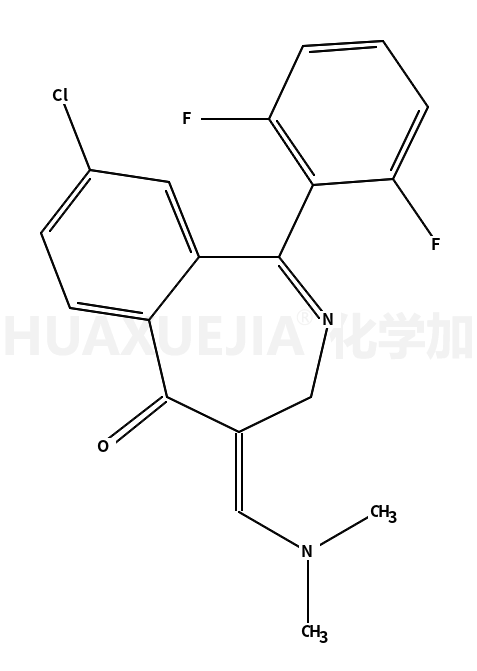 8-chloro-1-(2,6-difluorophenyl)-4-(dimethylaminomethylidene)-3H-2-benzazepin-5-one