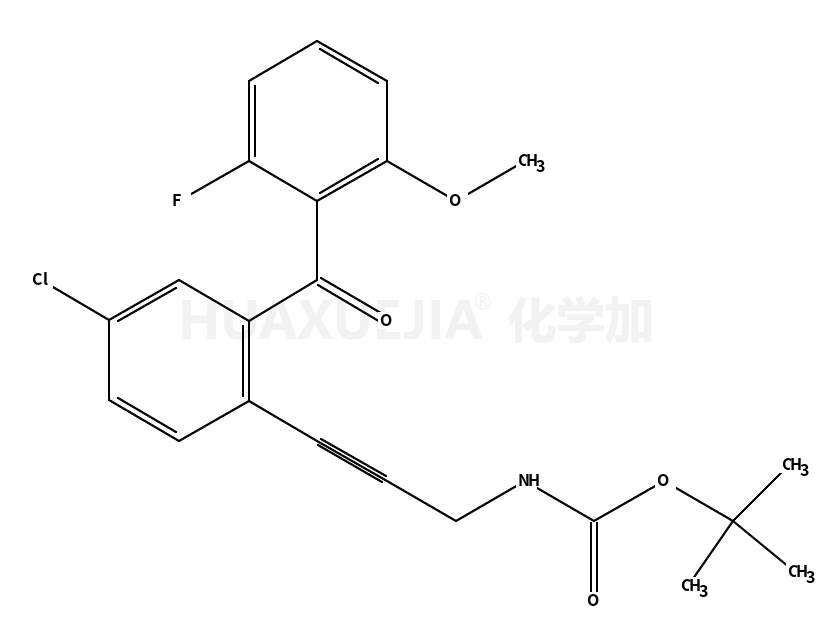 tert-butyl N-[3-[4-chloro-2-(2-fluoro-6-methoxybenzoyl)phenyl]prop-2-ynyl]carbamate
