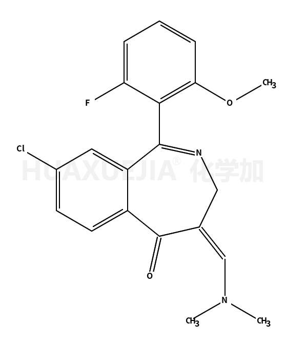 (1E,4e)-8-氯-4-((二甲基氨基)亚甲基)-1-(2-氟-6-甲氧基苯基)-3,4-二氢苯并[c]氮杂革-5-酮