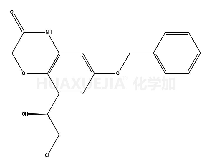 6-苄氧-8-((R)-2-氯-1-羟基-乙基-4H-苯并[1,4]-噁嗪-3-酮